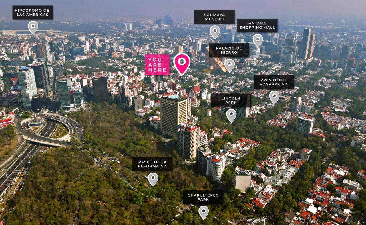 Uliv Parque Lincoln Lägenhet Mexico City Exteriör bild